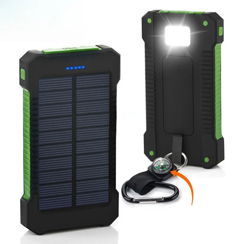 Usb Charger Dynamo - Портативный солнечный внешний аккумулятор 20000 мАч,