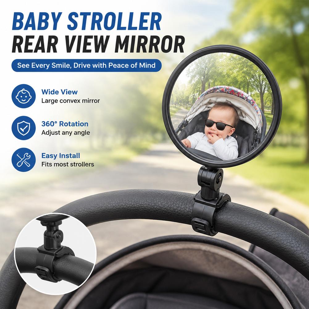 Mirror Handlebar Convex - Комплект из 2-х универсальных велосипедных зеркал