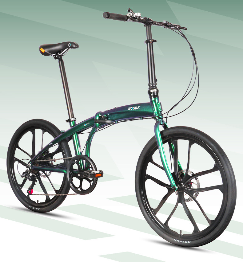 Commuter Biking - 24-дюймовый портативный ультралегкий складной велосипед из