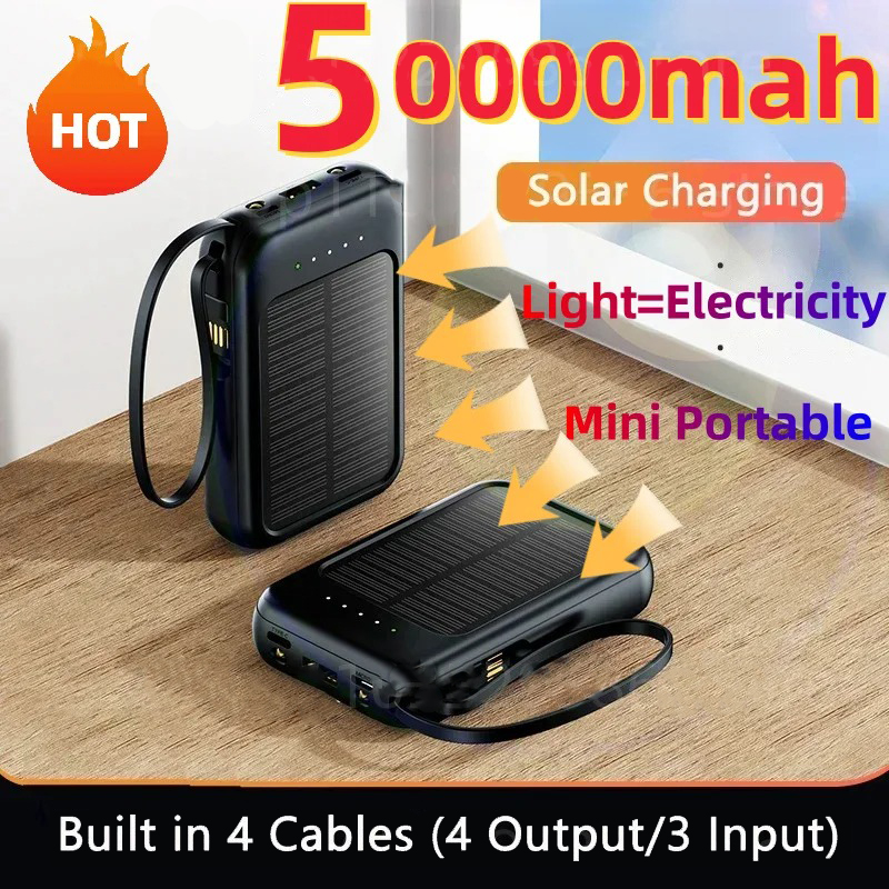 Usb Charger Dynamo - Power Bank 50000 мАч Solar Power