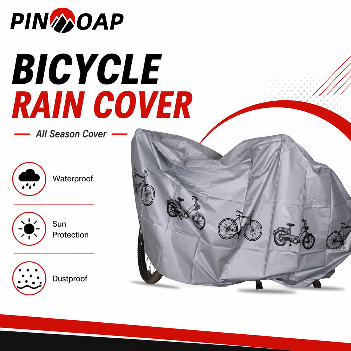 Cycling Commuter Backpack Waterproof - Универсальный чехол для велосипеда PINMOAP: водонепроницаемый,