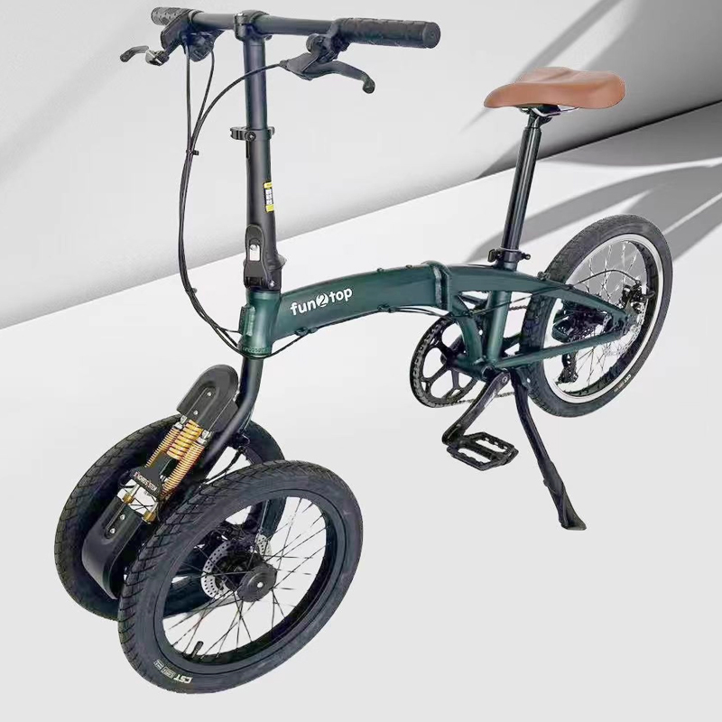 Commuter Biking - Складной велосипед с двумя передними колесами
