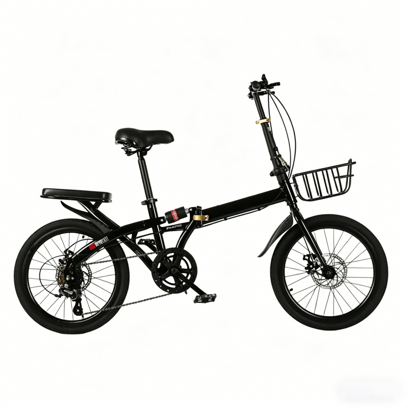 Commuter Biking - 20-дюймовый складной велосипед, 7 скоростей, для