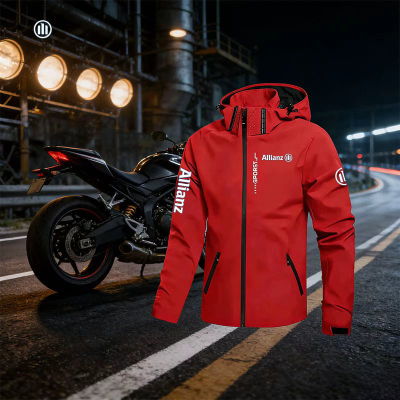Cycling Rain Jacket Commute - Мужская водонепроницаемая куртка Allianz 2026 с