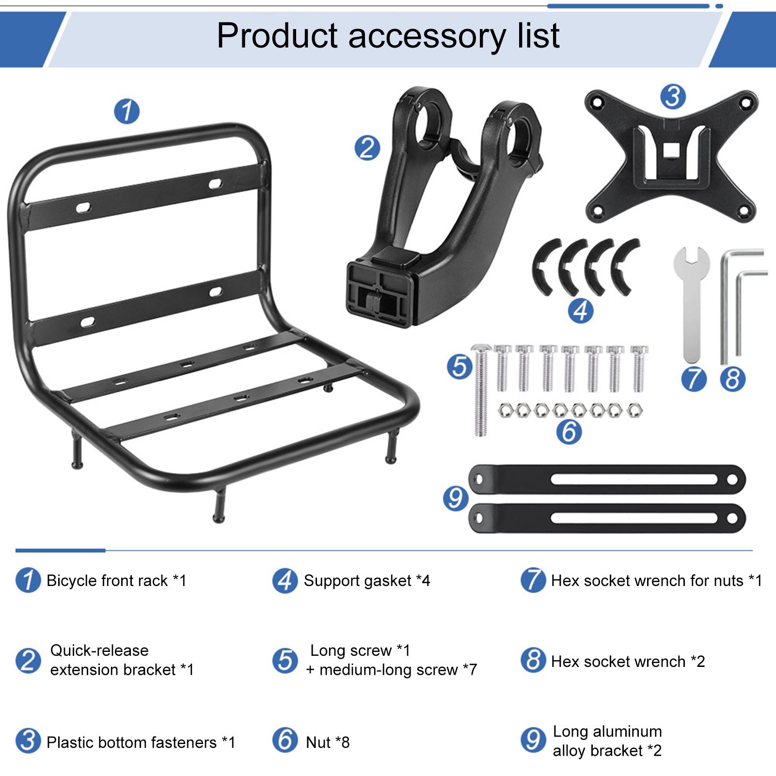 Передняя велосипедная стойка,  – обзор и цена Cargo Rack Aluminum