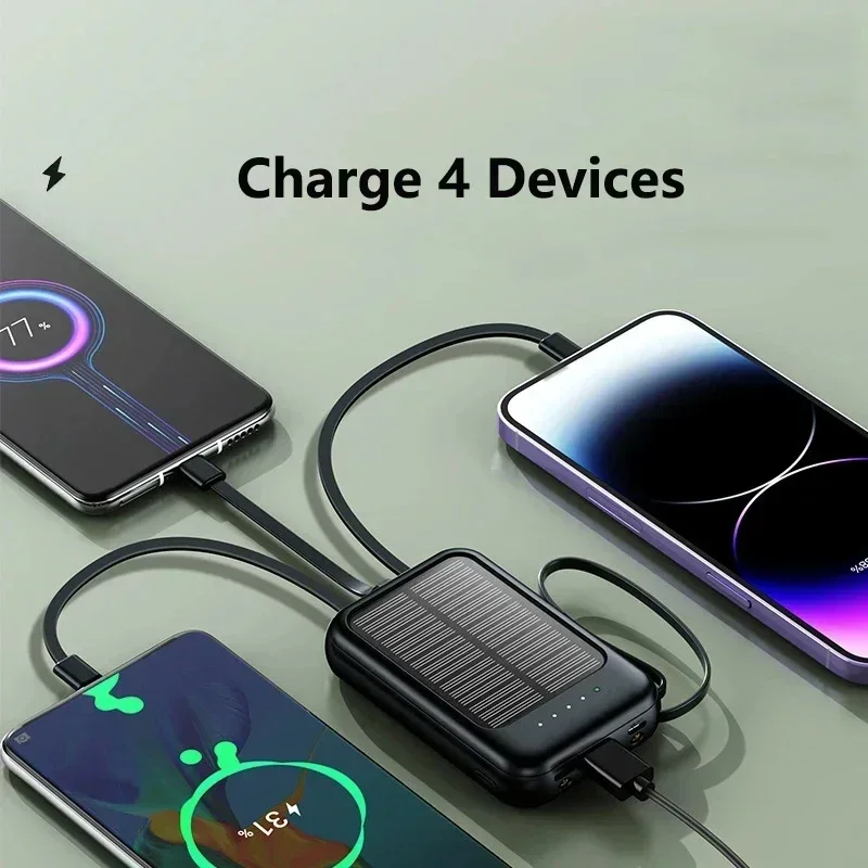 Power Bank 50000 мАч Solar Pow – обзор и цена Usb Charger Dynamo