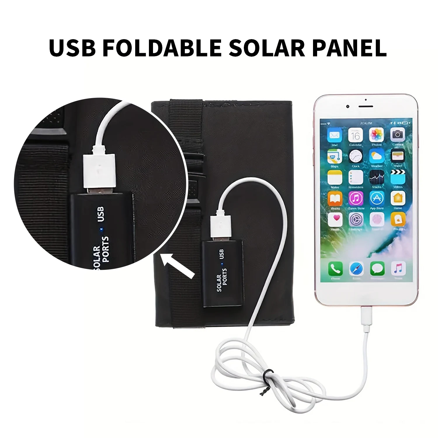 Складная солнечная панель 20 В – обзор и цена Usb Charger Dynamo