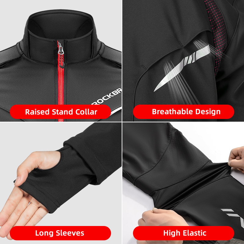 ROCKBROS зимние теплые велосип – обзор и цена Cycling Commuter Jacket