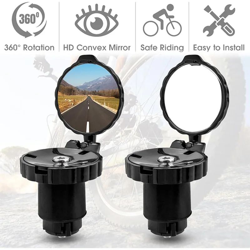Выпуклое зеркало на руле велос – обзор и цена Mirror Handlebar Convex