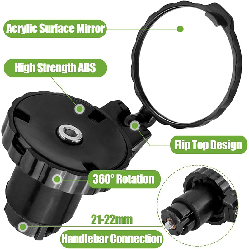 Выпуклое зеркало на руле велос – обзор и цена Mirror Handlebar Convex