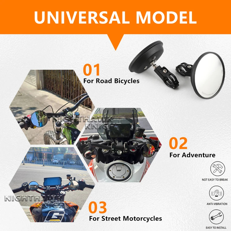 Для HONDA CB650R CB 650R CB 65 – обзор и цена Mirror Handlebar Convex