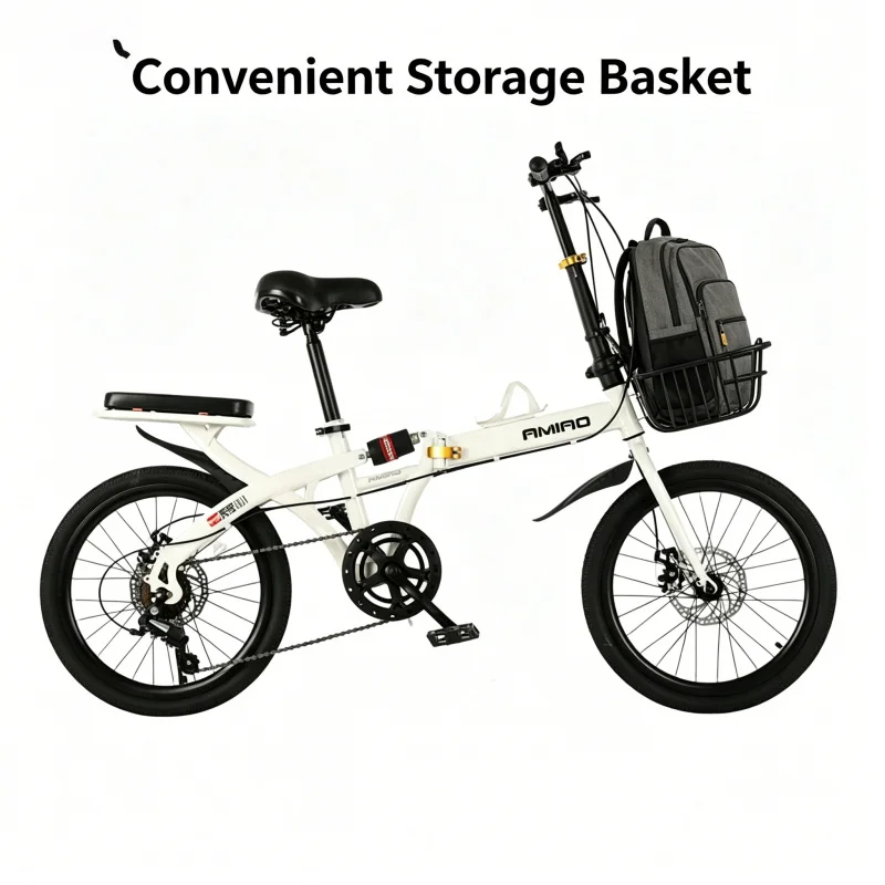 Белый складной велосипед с 20- – обзор и цена Commuter Biking